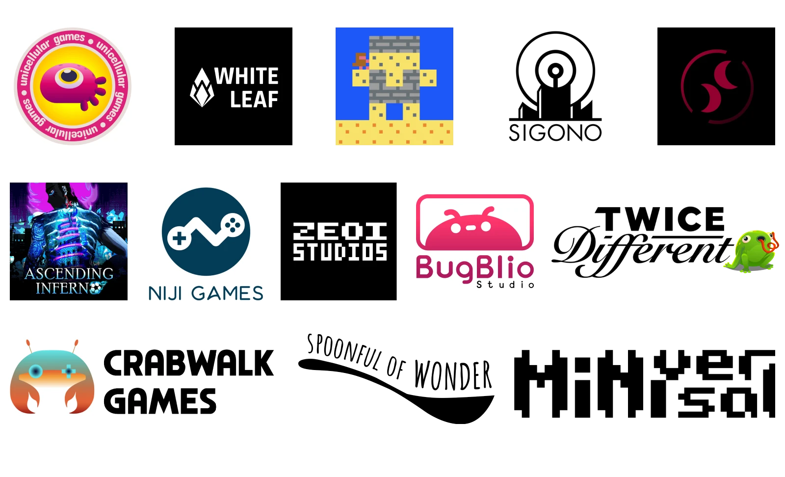 Exhibitors logos