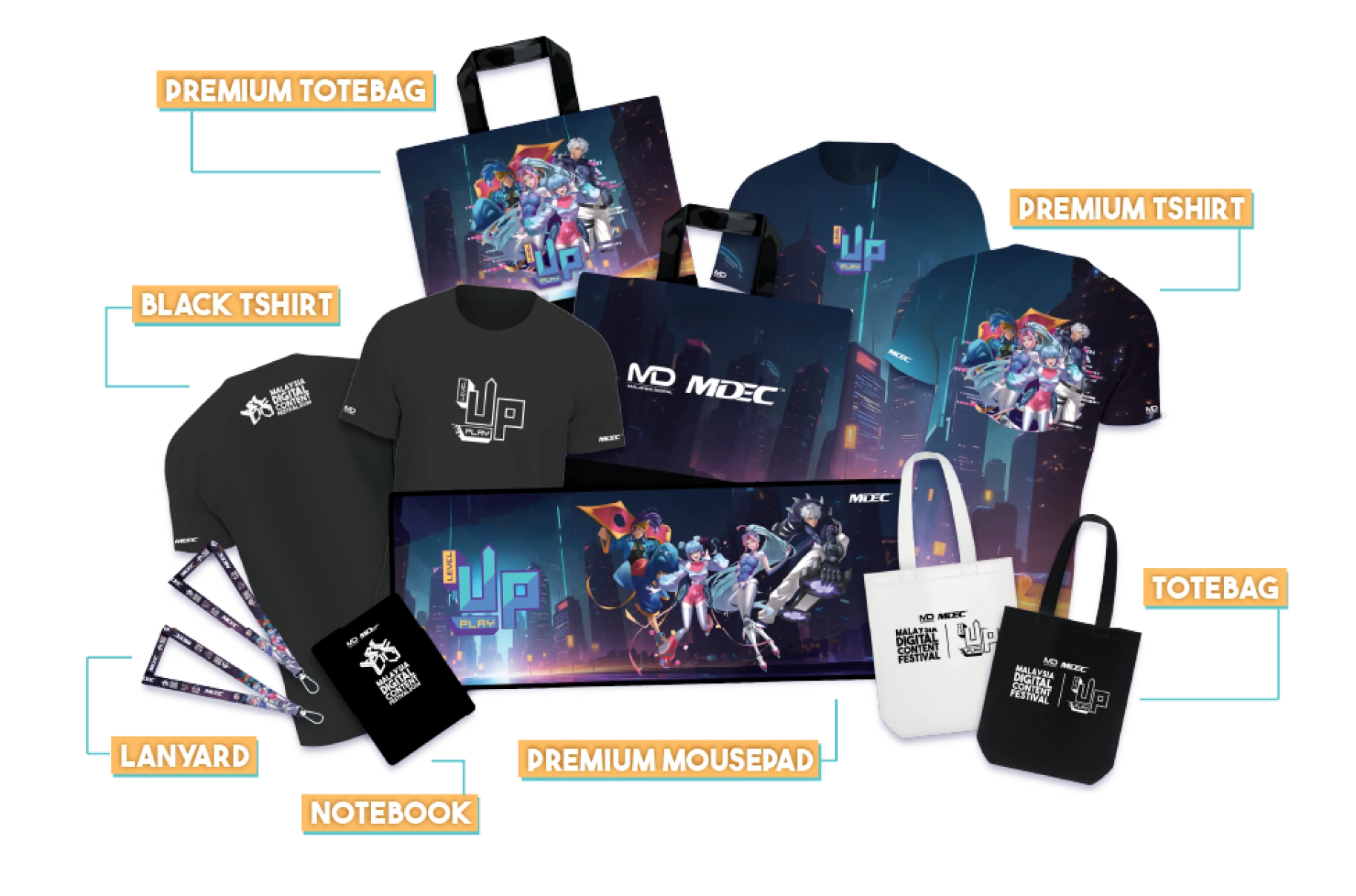 LevelUp Play Merchandise 2024